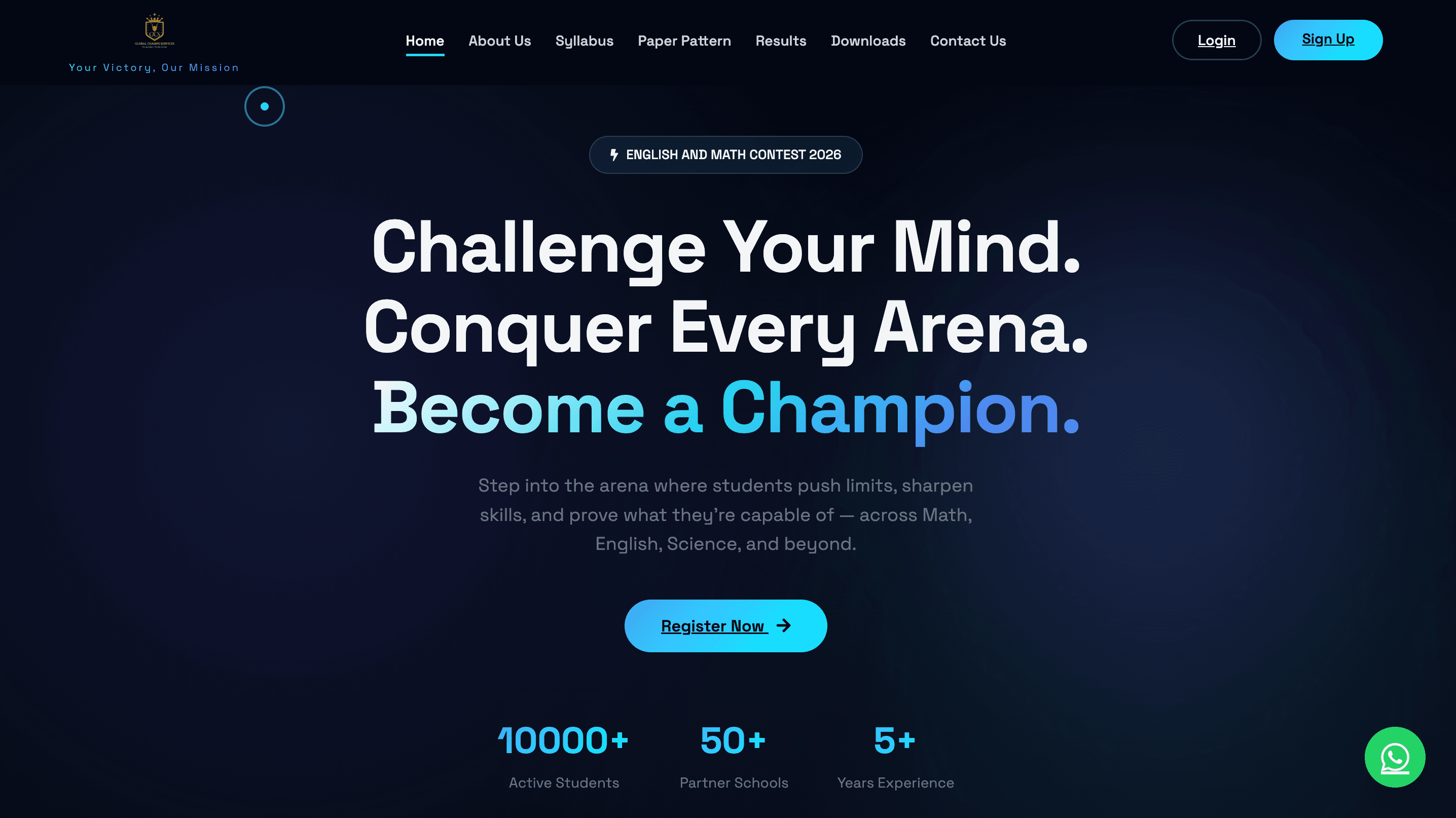 Global Champs Services project screenshot